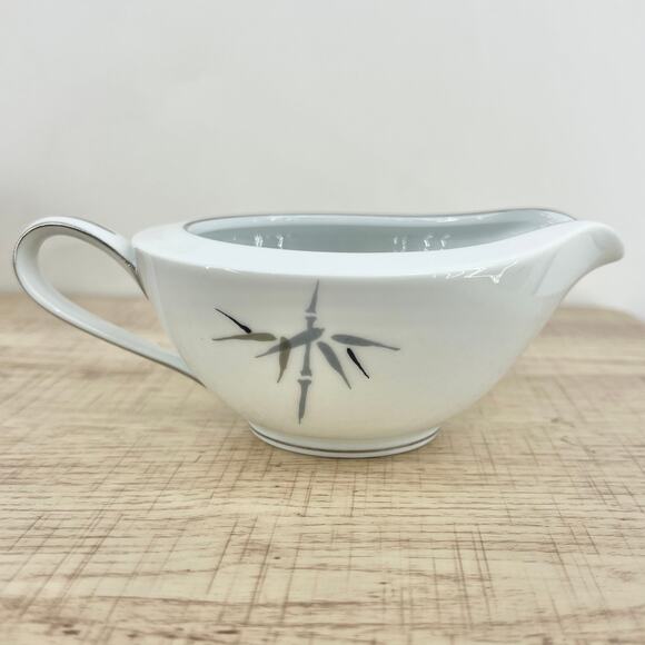 Noritake VINTAGE 50s Japanese Porcelain Sugar & Creamer Set Bamboo 2133 B05 - Picture 8 of 14